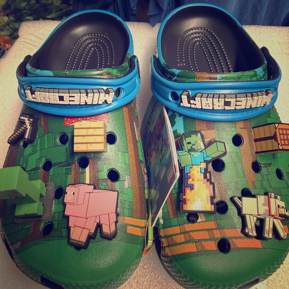 Kids Minecraft Crocs